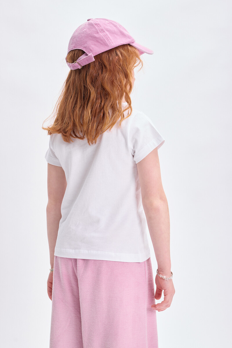 Remera estampa Grafitti Blanco