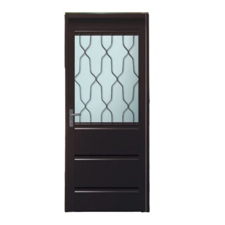 PUERTA DE CHAPA DOBLE CON POSTIGO FIJO CON REJA - DERECHA PUERTA DE CHAPA DOBLE CON POSTIGO FIJO CON REJA - DERECHA
