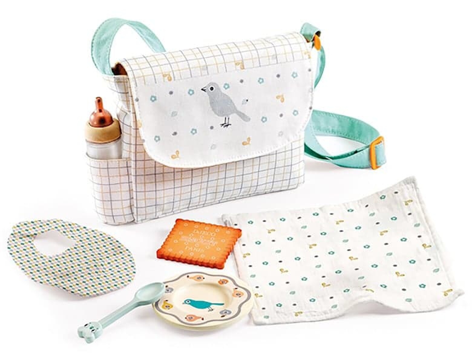 Bolso maternal con accesorios para bebé 