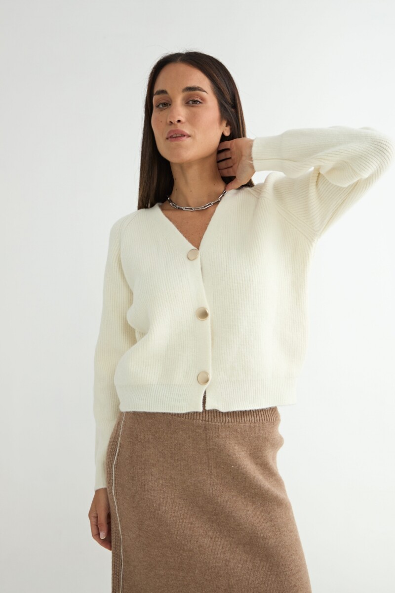 CARDIGAN TILIA - CRUDO 