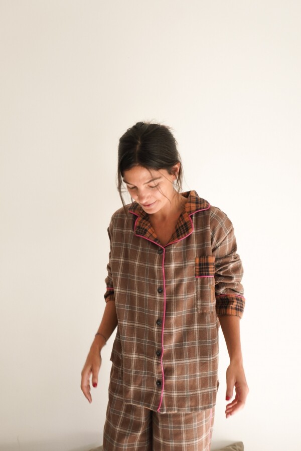 Sleepwalker Pijama Woman Chocolate / Camel