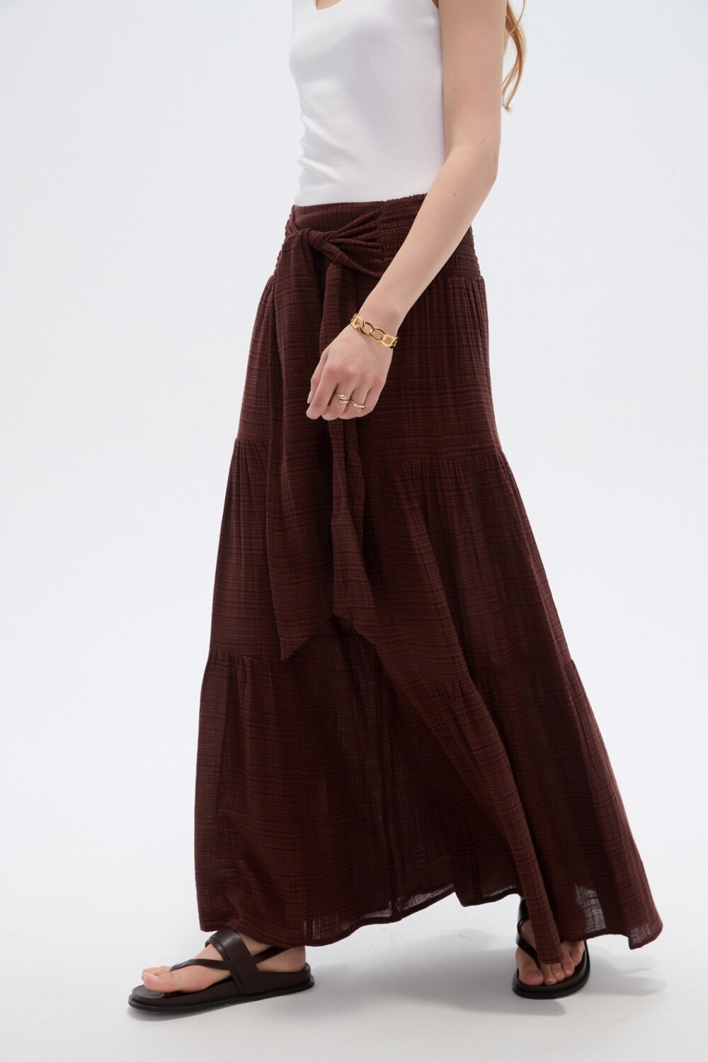Pantalon Treva Marron