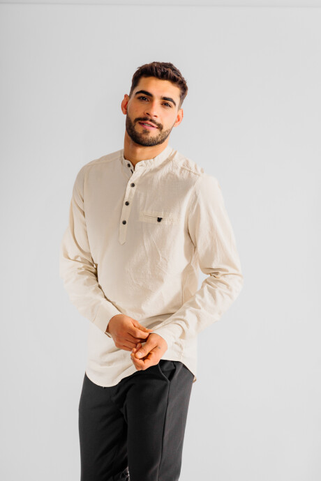 Camisa Folau Cemento