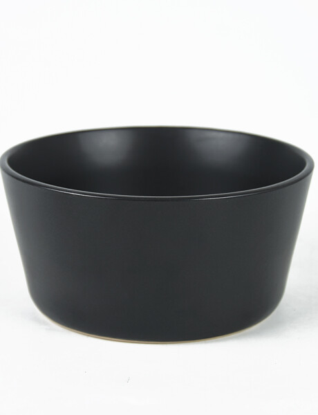 BOWL RECTO STONEWARE D15.5x7.5CM TOKIO NEGRO BOWL RECTO STONEWARE D15.5x7.5CM TOKIO NEGRO