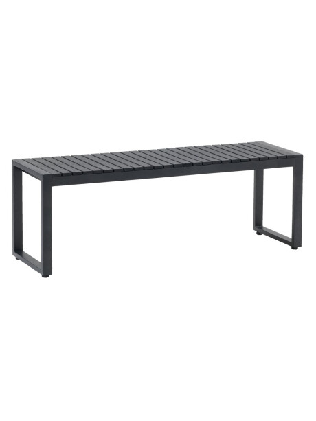 Banco de jardín SAUNTE A120xD35 negro Banco de jardín SAUNTE A120xD35 negro