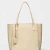 Shopper Vera En Cuero Graneado Natural