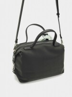 Bolso Tote De Textura Suave negro