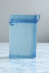 Bolsa organza 12x17 cm. CELESTE