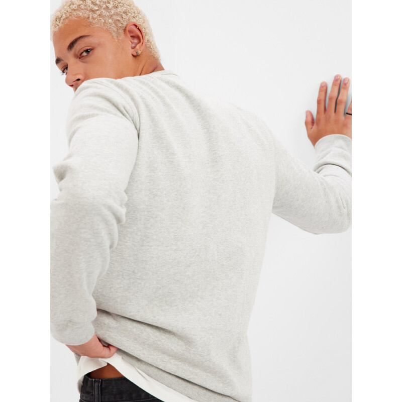 GAP ORIGINAL ARCH CREW LIGHT HEATHER GREY B08
