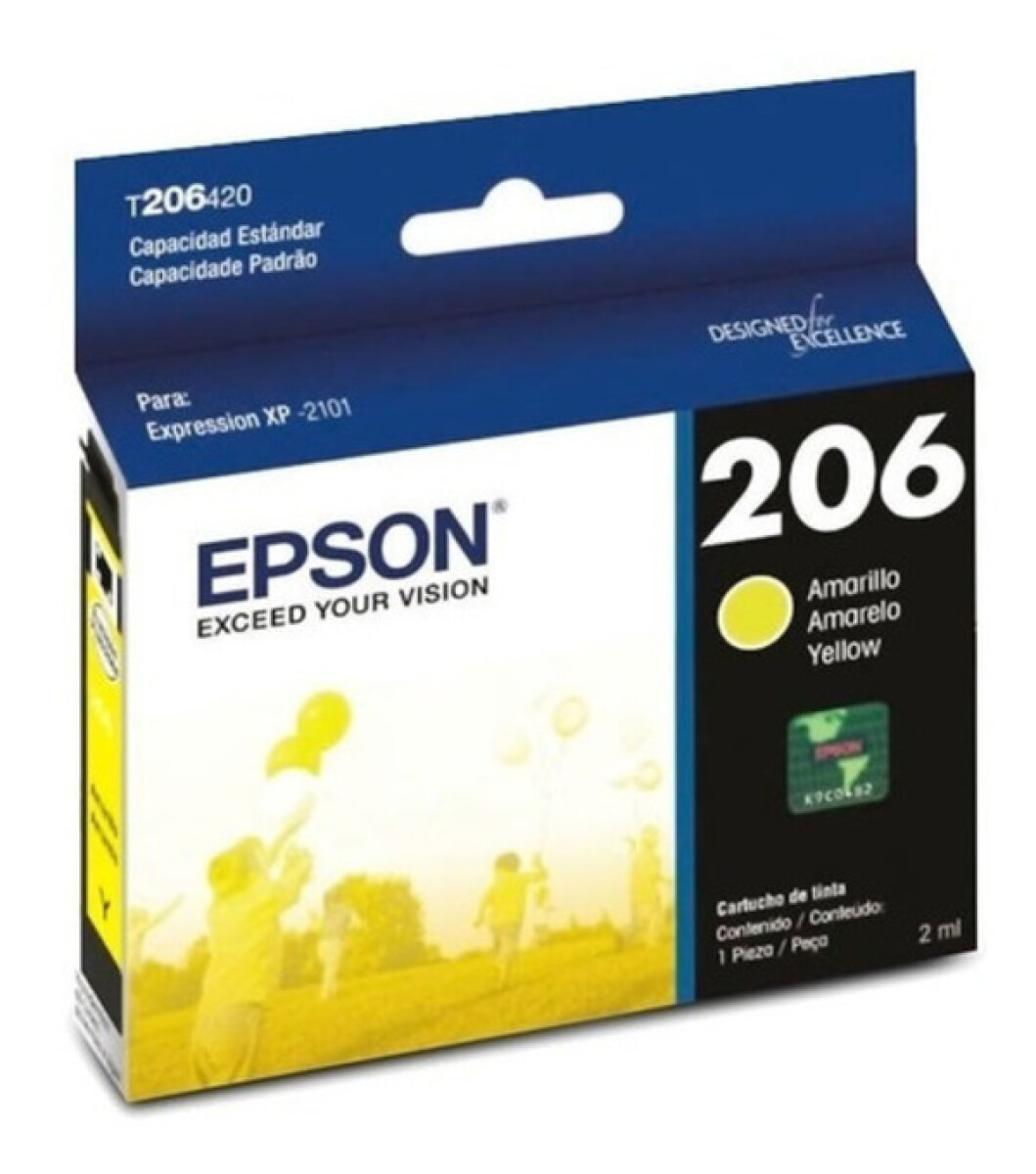 EPSON T206420-AL XP2101 AMARILLO - Epson T206420-al Xp2101 Amarillo 