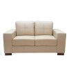 SOFA 100% CUERO - 2 CUERPOS - MODELO DOMINI - PERLA MATE SOFA 100% CUERO - 2 CUERPOS - MODELO DOMINI - PERLA MATE