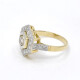 Anillo Oro 18K, Platino Y Brillantes Anillo Oro 18K, Platino Y Brillantes