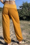 Pantalón babucha Mostaza