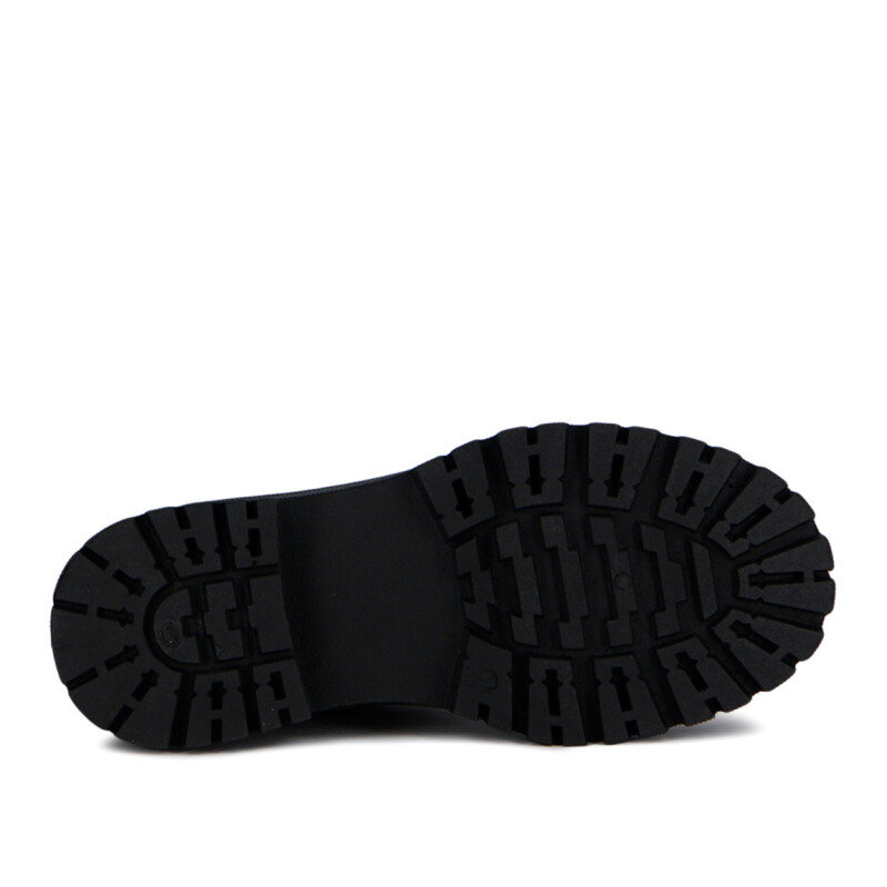 Darkness Bota De Dama Casual Con Tira Y Hebillas Negro