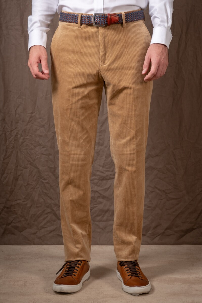 Pantalon Corduroy clásico - Beige 