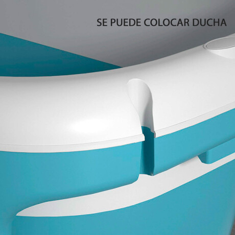 Bañera Plegable Adultos Niños 1.20m+ Ducha Baño Spa Celeste