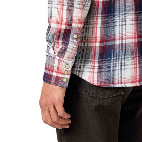 Camisa Wrangler de Hombre - WESTERN - W112357243REDBLUE RED
