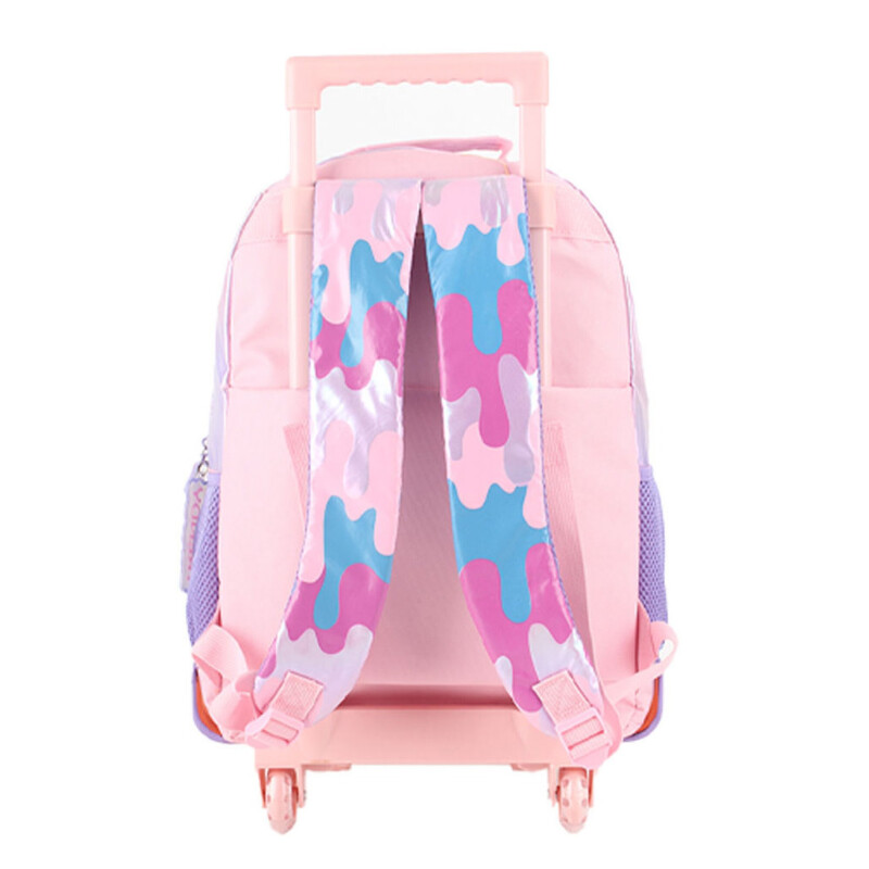 Mochila Trendy C/Carro You Cool Rosado - Violeta - Fucsia