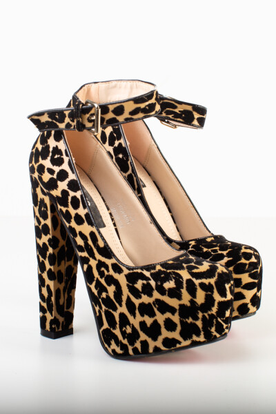 Zapato print Leopardo