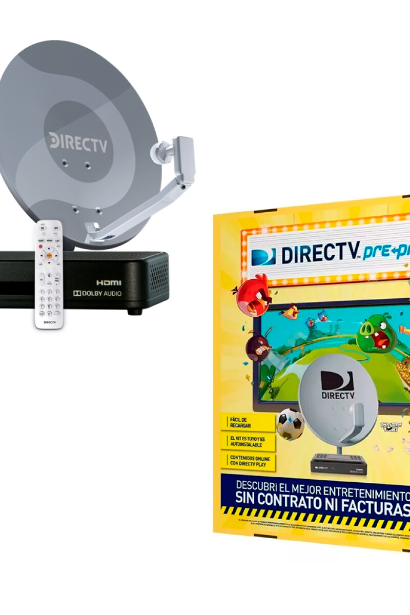 Kit Prepago Directv Hd Canalera Antena Sintonizador Kit Prepago Directv Hd Canalera Antena Sintonizador