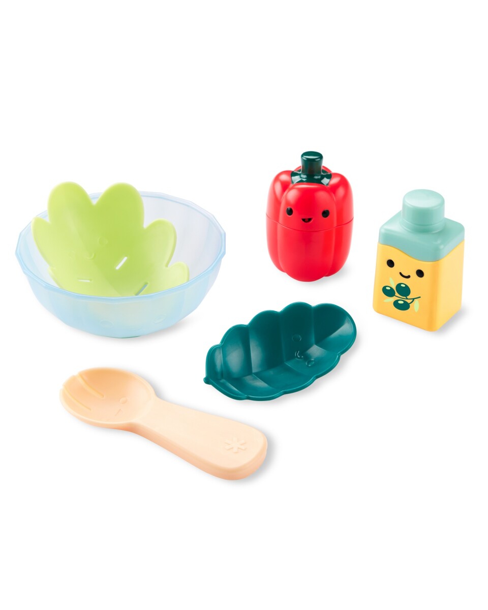 Juego de baño, ensalada 
