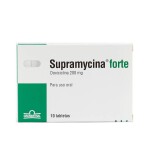 SUPRAMYCINA 200 MG.FORTE CJ X 10 COMPRIM única