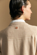 CARDIGAN JUSTIN Beige Melange