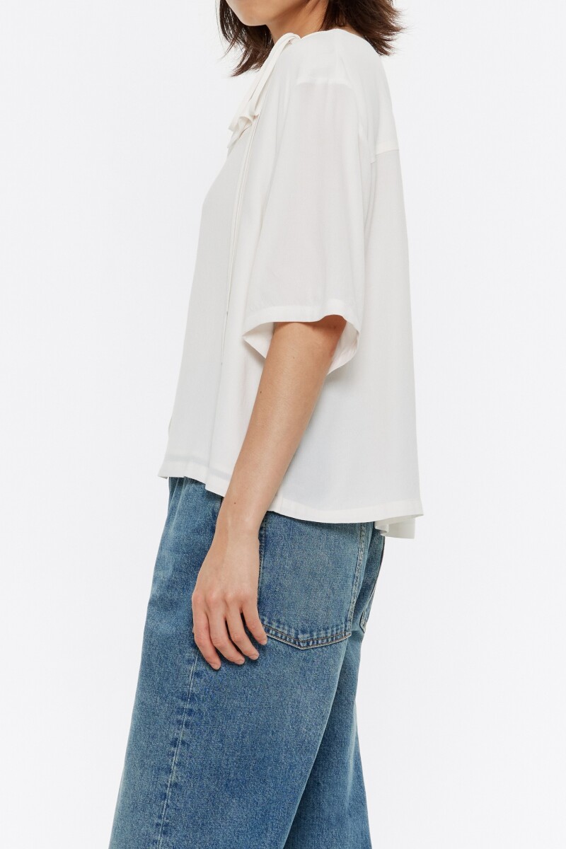 TOP PAÑUELO LAZADA Marfil