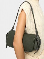 Bolso De Hombro Rectangular verde