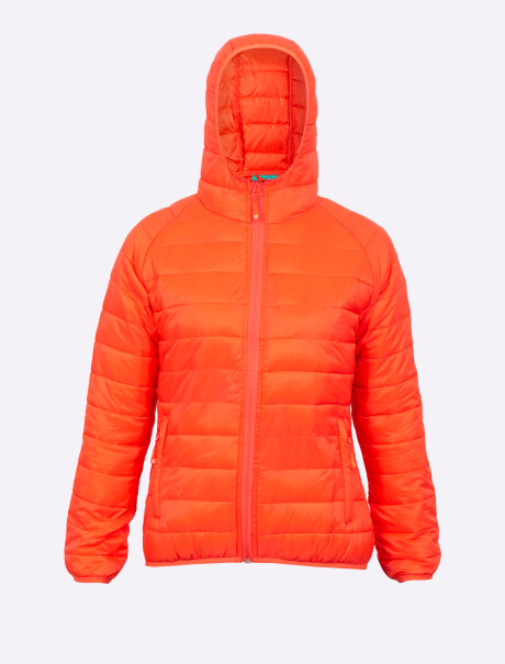 Campera capitoneada naranja