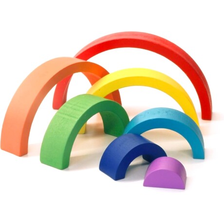 Juego de Mes Arcoiris Waldorf madera QT07 001
