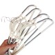 Percha Plástica X10 Antideslizante Colgar Ropa Pantalón Percha Plástica X10 Antideslizante Colgar Ropa Pantalón