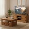 Promo Rack de Tv + Mesa Ratona Articulada Linea Naturale Roble