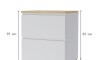 Bajo mesada 80 cm 1 Puerta Basculante 1 cajón - Rainha Blanco