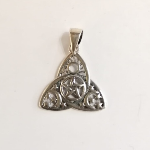 Colgante nudo de bruja Plata Colgante nudo de bruja Plata