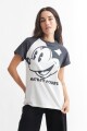 Camiseta dama Mickey CRUDO