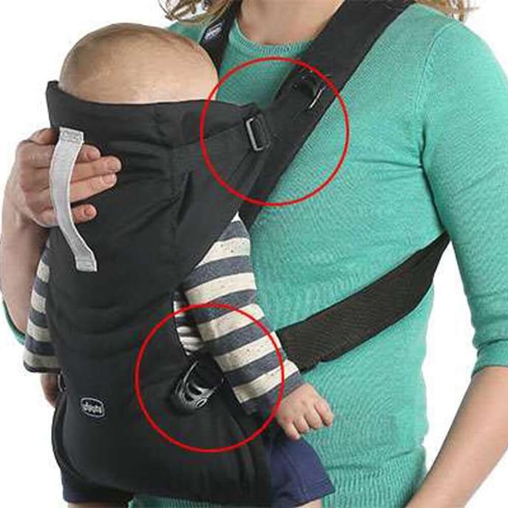 Carrier mochila easy fit porta bebe CHICCO black Carrier mochila easy fit porta bebe CHICCO black