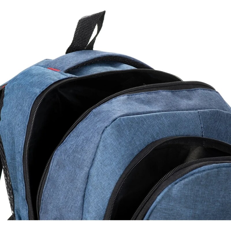 Mochila Liceal Escolar Urbana 3 Cierres azul