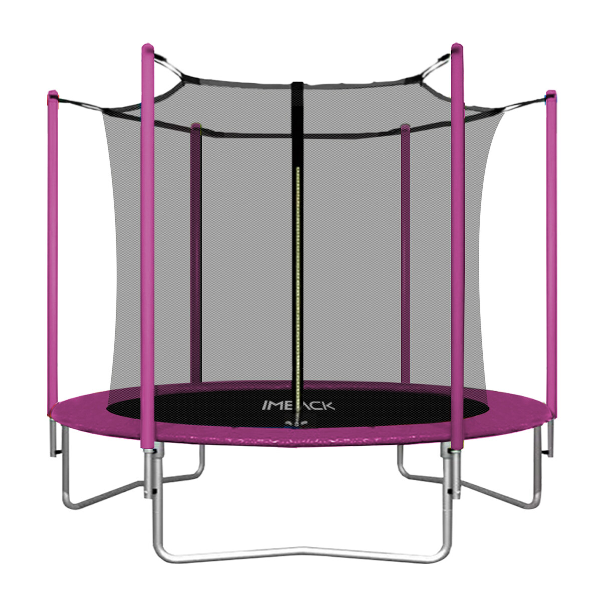 Cama Elástica de 1,83 M Trampolín Saltarín Multicolor Rosa CE002 