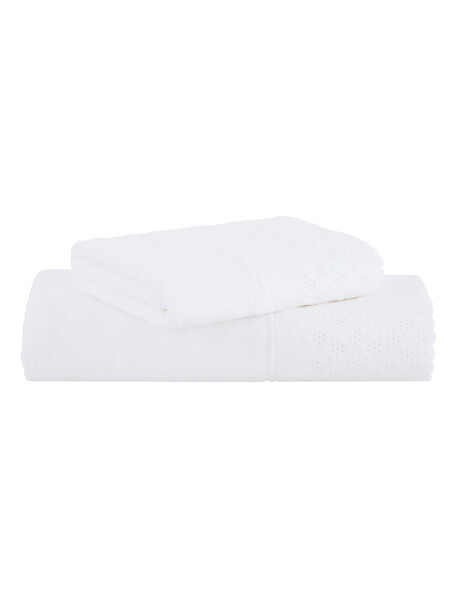 SET TOALLA BAÑO + TOALLA ROSTRO APLIQUE LOVELY BUDDEMEYER - 500G BLANCO SET TOALLA BAÑO + TOALLA ROSTRO APLIQUE LOVELY BUDDEMEYER - 500G BLANCO