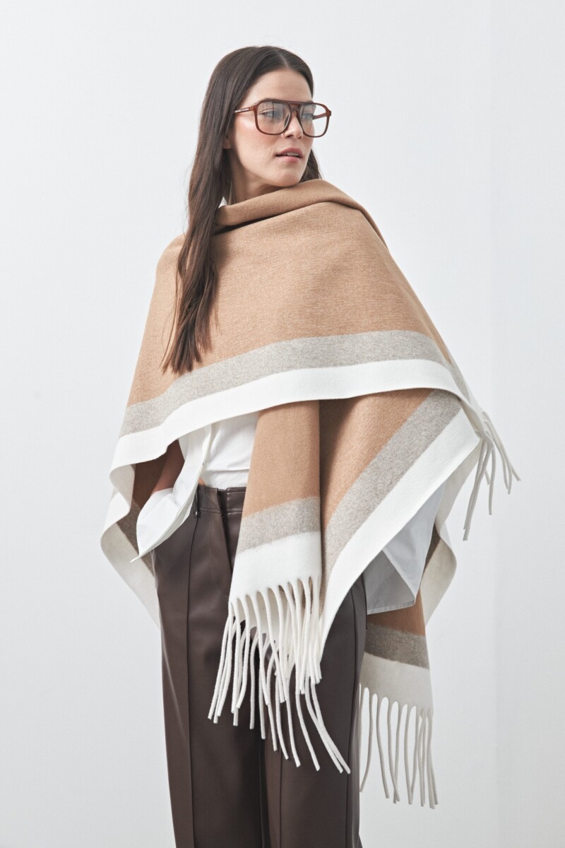 PONCHO OUZO Beige