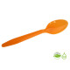 Cuchara Biodegradable x10 Unidades Naranja