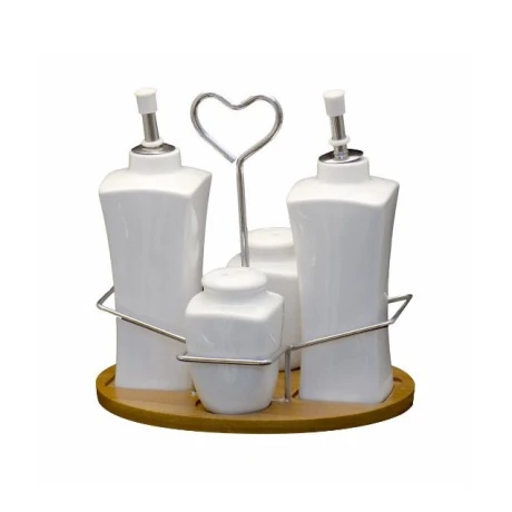 SET ACEITE / VINAGRE / SAL / PIMIENTA CERAMICA 19 SET ACEITE / VINAGRE / SAL / PIMIENTA CERAMICA 19