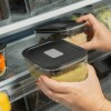 Tupper de vidrio hermético 2,4 Lts Negro