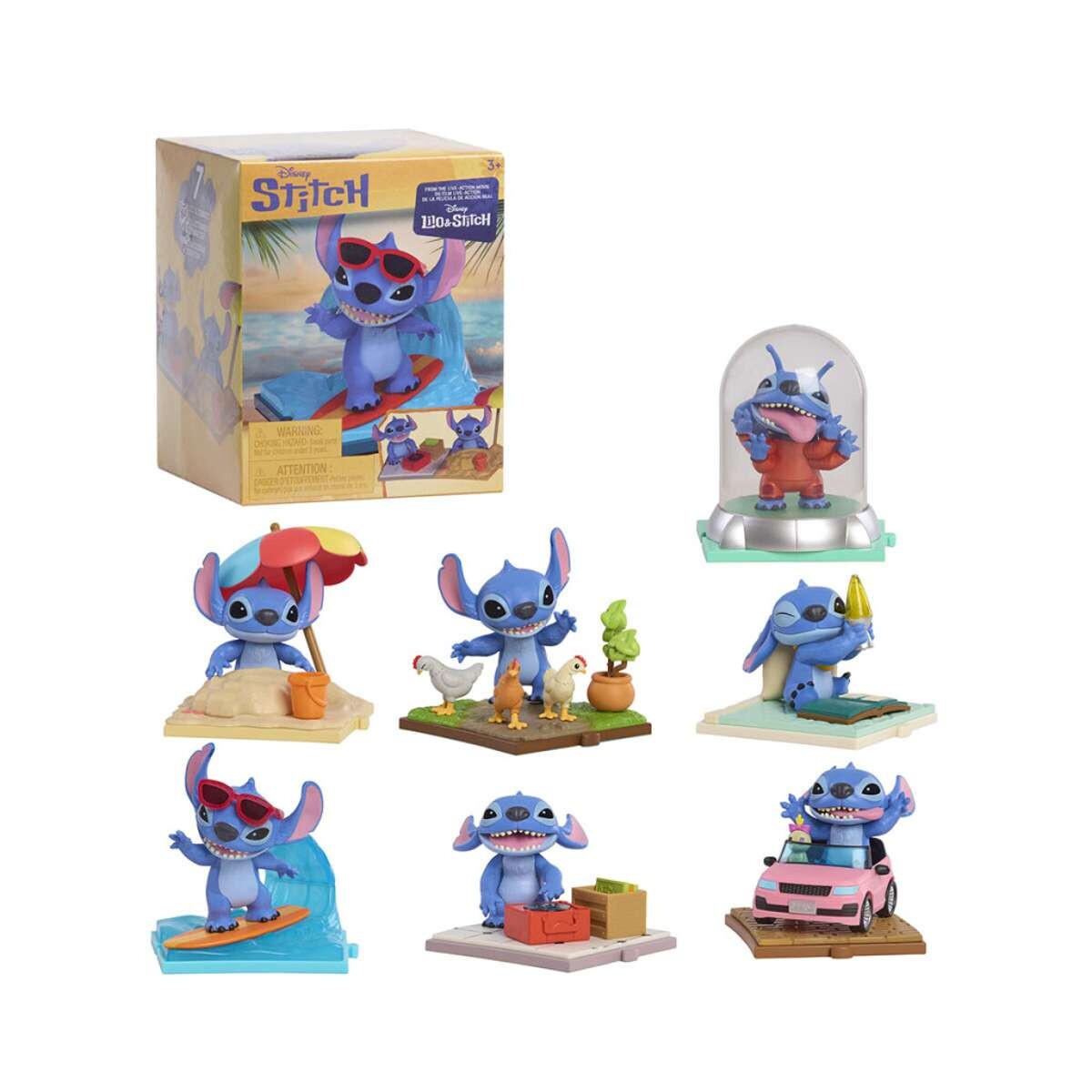 Figura Coleccionable Con Base Stitch Sorpresa Just Play - Stitch 