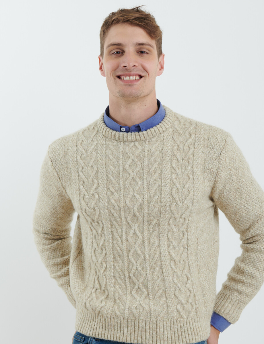 470758 SWEATER FERAUD Beige