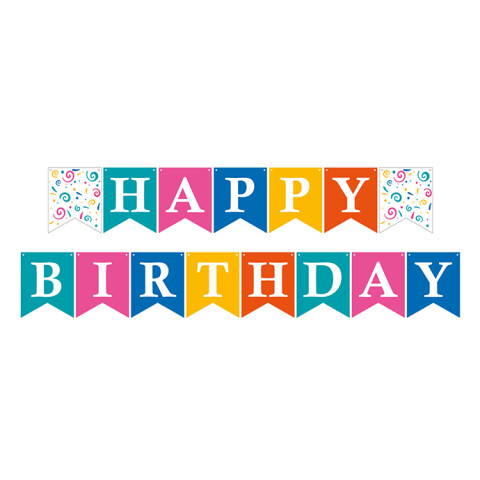 Guirnalda Feliz Cumpleaños Globos