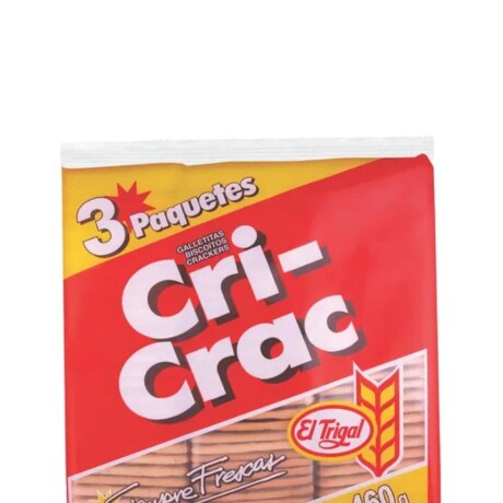 GALLETA EL TRIGAL CRI-CRAC PACK X3 460g GALLETA EL TRIGAL CRI-CRAC PACK X3 460g