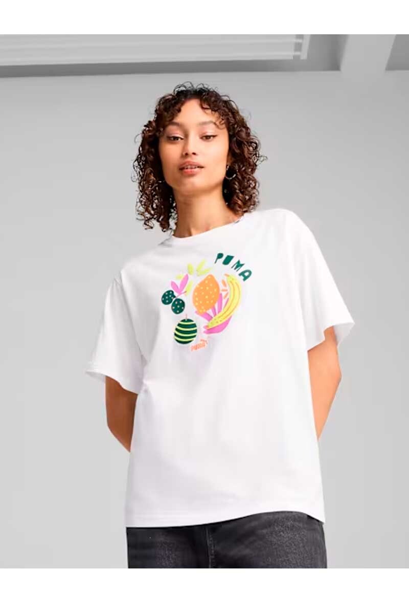 T-SHIRT DAMA PUMA GRAPHICS RELAXED FRUITY TEE 