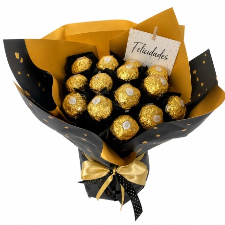 Bouquet de Ferrero Rocher para Felicitar 15 bombones